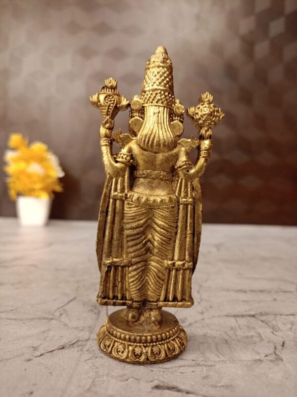 Buy Brass Fine Art Balaji Idol Antique Finish Handicraft at Wholesale Supplier Price Swamimalai , India | 100% Pure Brass Idols Manufacturer and Dealer, Tamil Nadu - Image 4