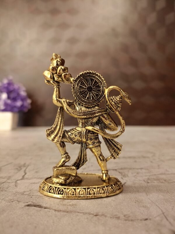 Buy Brass Fine Art Hanuman Mountain idol Antique Finish Handicraft at Manufacturer Price Chennai , India | 100% Pure Brass Idols Wholesale Supplier and Dealer Tamil Nadu , India - Image 4
