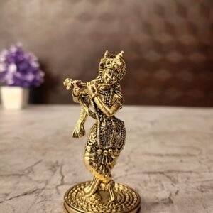Brass Fine Art Krishna Idol