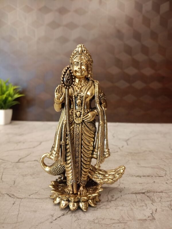 Brass Fine Art Lord Murugan Idol