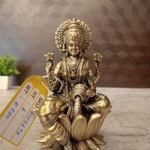 Brass Fine Art Mahalakshmi Idol