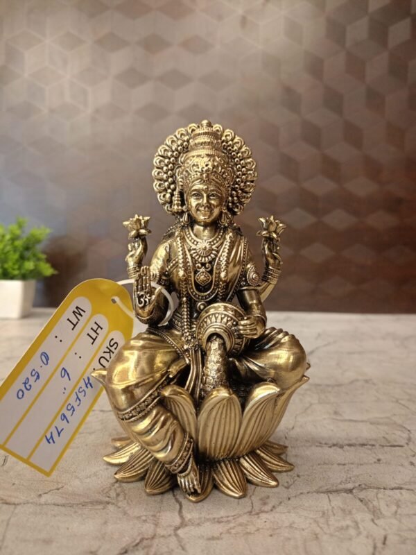 Brass Fine Art Mahalakshmi Idol