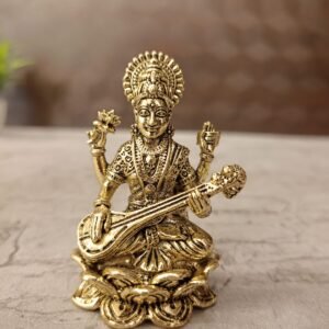 Brass Fine Art Saraswathi idol