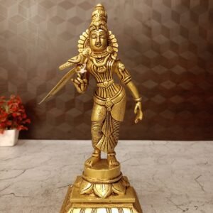 Brass Goddess Meenakshi Amman Idol