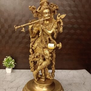 Buy Brass Krishna Idol Antique Finish Wholesale Price Bangalore, India