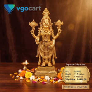 Brass Balaji Idol