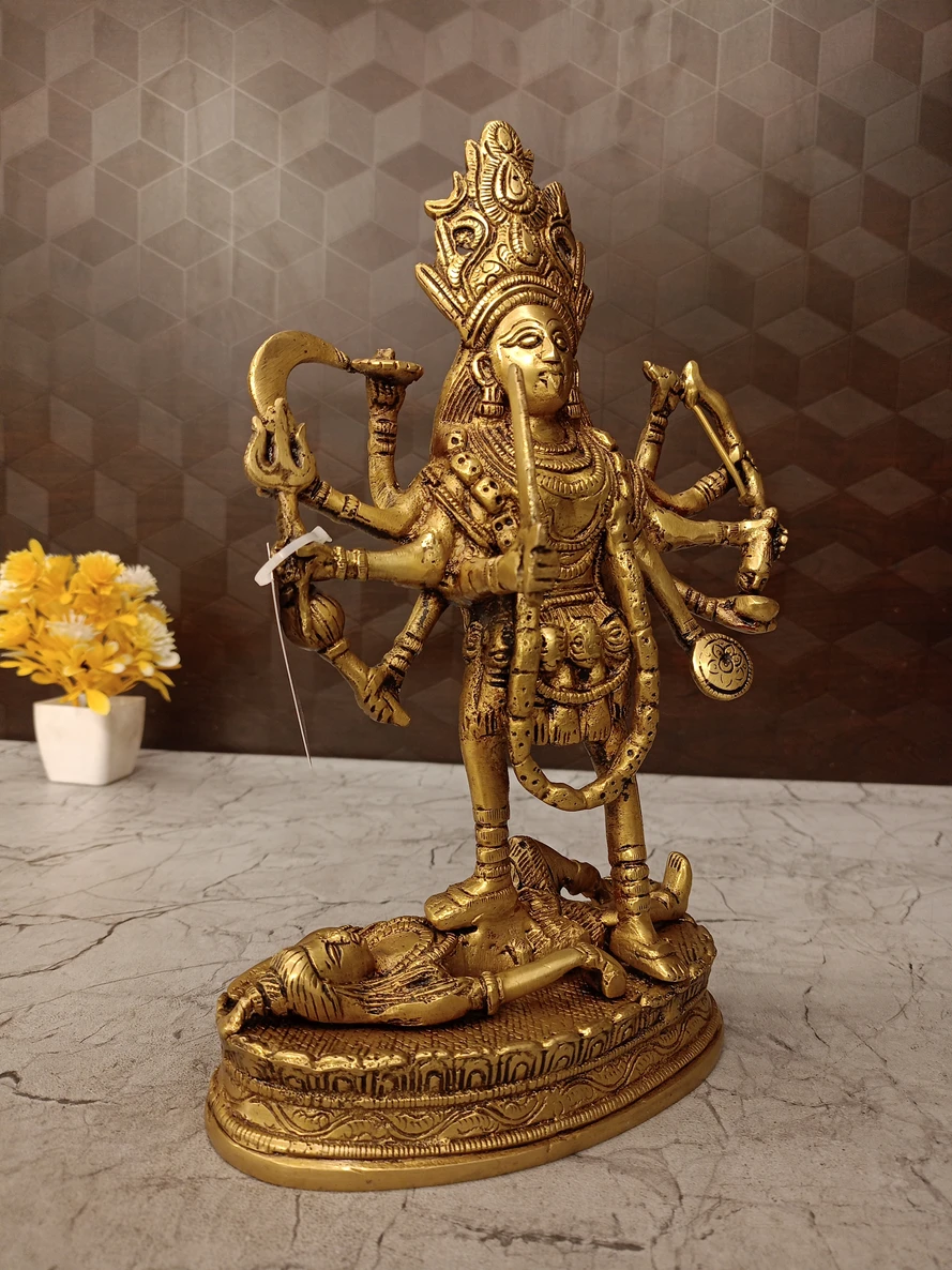 Brass Kali Amman Idol 11'' - Image 4