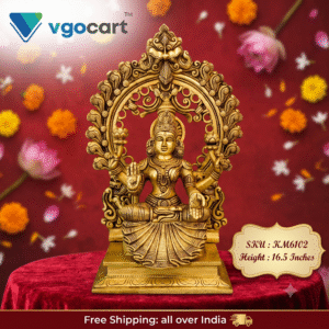 Brass Lakshmi Idol