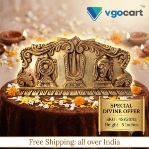 Brass Perumal Namma Wall Plate