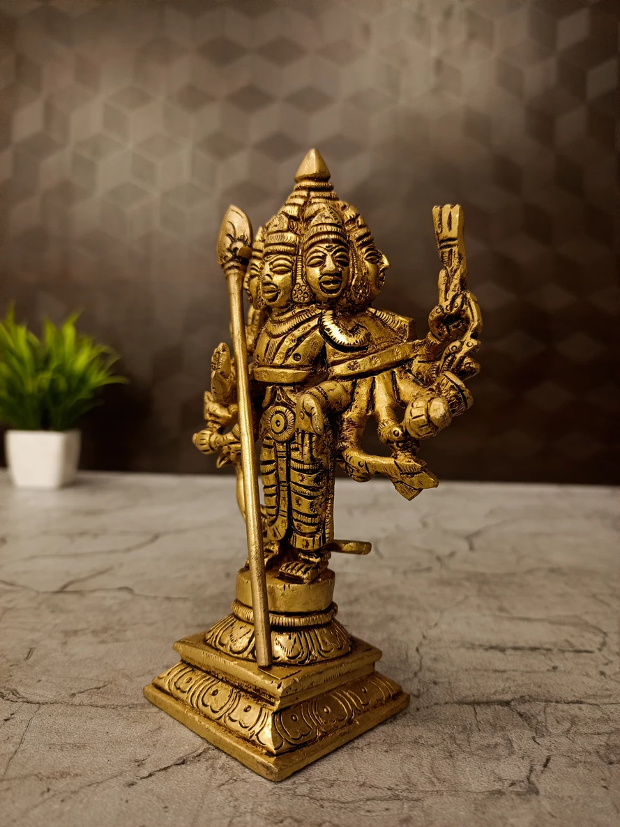 Brass Six Face Murugan Idol at Wholesale Price ,Bangalore India - Image 4
