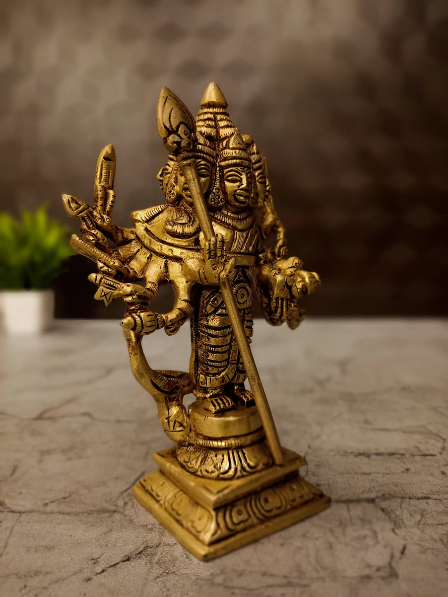 Brass Six Face Murugan Idol at Wholesale Price ,Bangalore India - Image 2