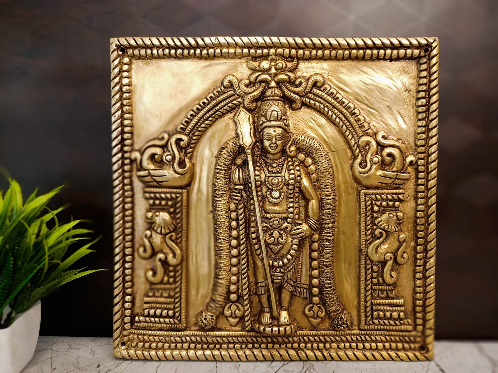 Brass Swamimalai Murugan Idol at Wholesale price Chennai, India | 100% Pure Brass Idols Supplier - Image 2