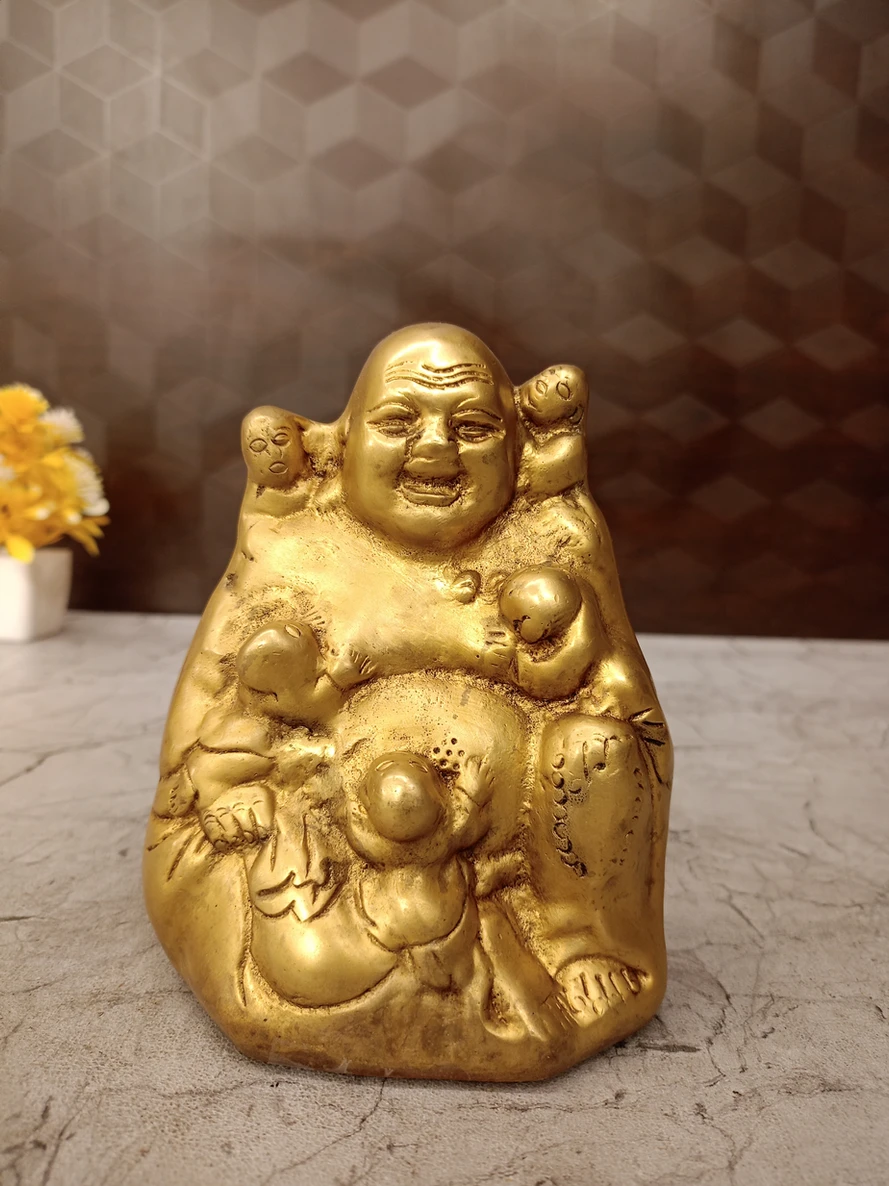 Brass Laughing Buddha Idol Wholesale Supplier Chennai, India | 100% Pure Brass Idols Suppliers