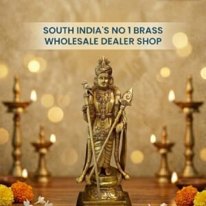 Brass Raja Alangara Murugan Idol 12 Inch