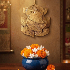 Brass Ganesha Wall Mount Idol