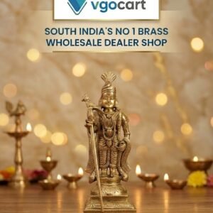 Bronze Raja Murugan Idol 7 Inch