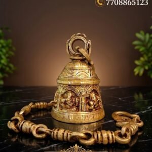 Brass Ganesha Hanging Bell 29 Inch