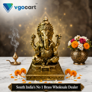 Brass Ganesha Idol 3.5 Inch