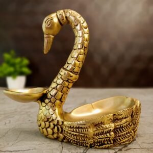 Brass Swan Diya – 5.5”