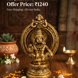 Brass Small Ayyappan 4”