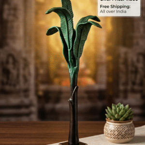 Brass Banana Tree Colored 12″