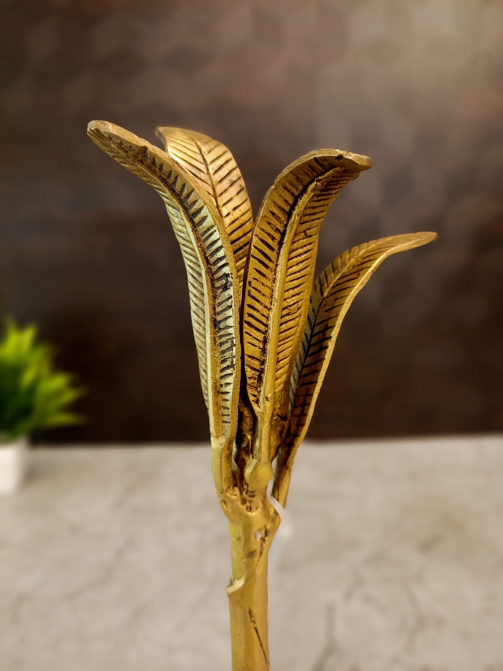 Brass Banana Tree 12” - Image 3