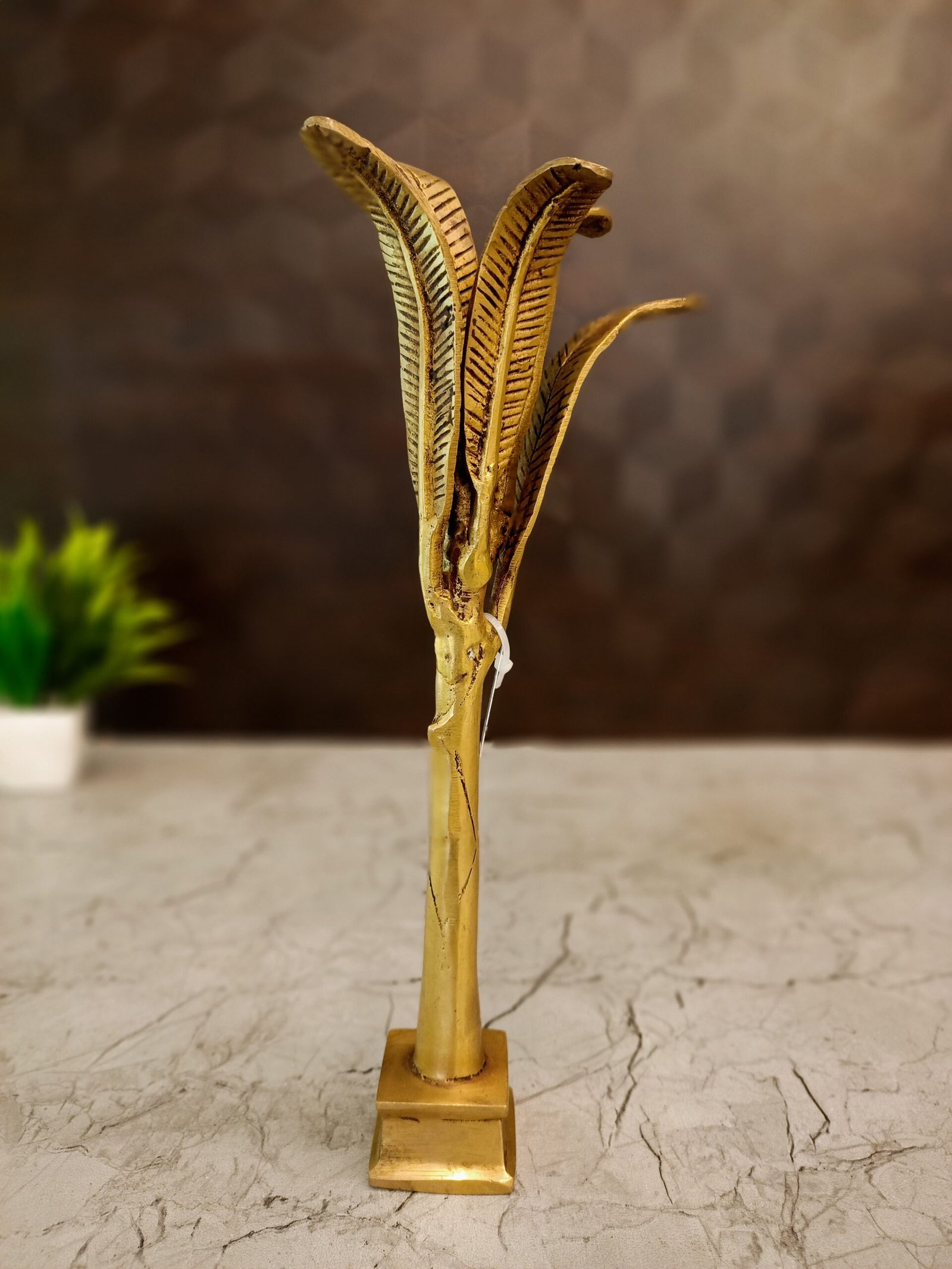 Brass Banana Tree 12” - Image 4