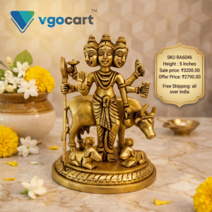 Brass Dattatreya Idol – 5”