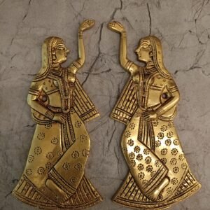 Brass Lady Wall Mount Pair – 8”