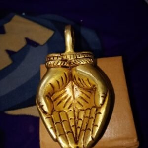 Brass Two Hand Aarathi Deep – 2”