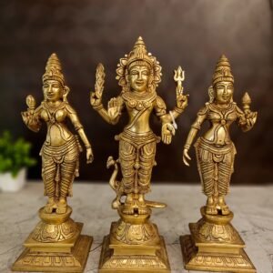 Brass Murugan Valli Deivanai 12”