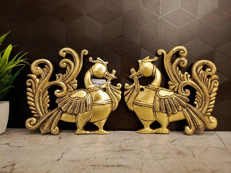 Brass Annam Wall Mount Pair – 6″