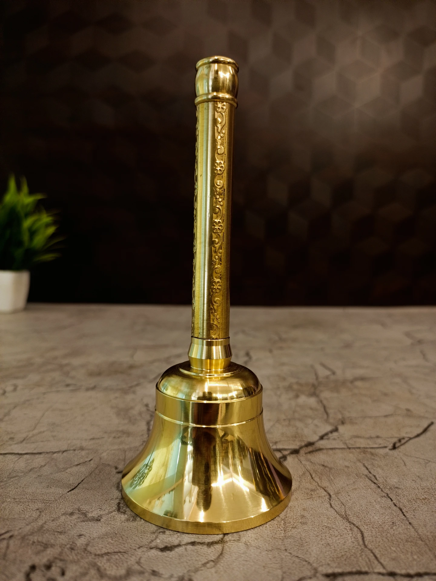 Brass polished Bell Laser Mark 5″ - Image 3