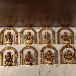 Brass super fine Ashtalakshmi Wall Mount With Arch 4″