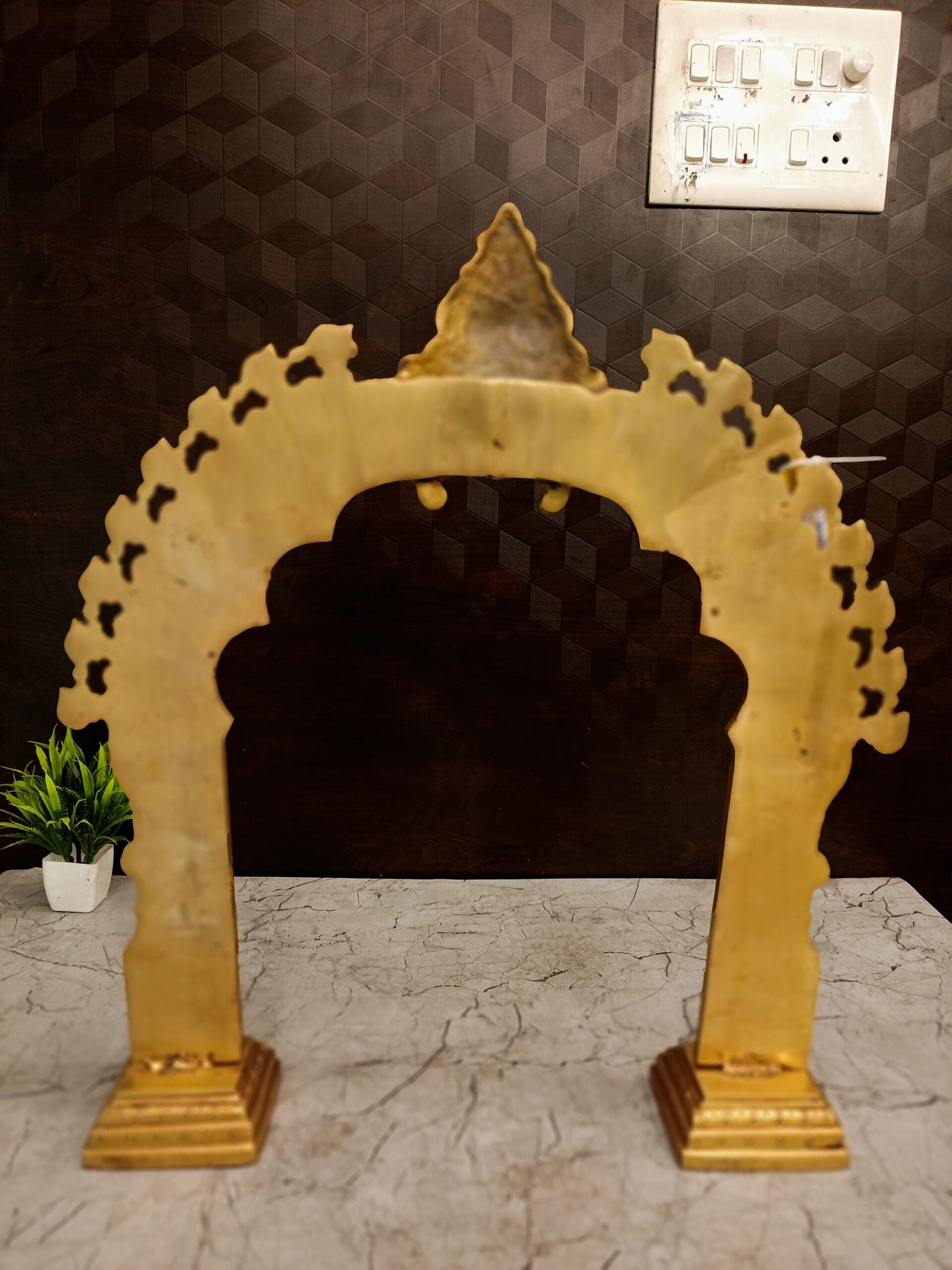 Brass Thiruvachi – 22” - Image 2